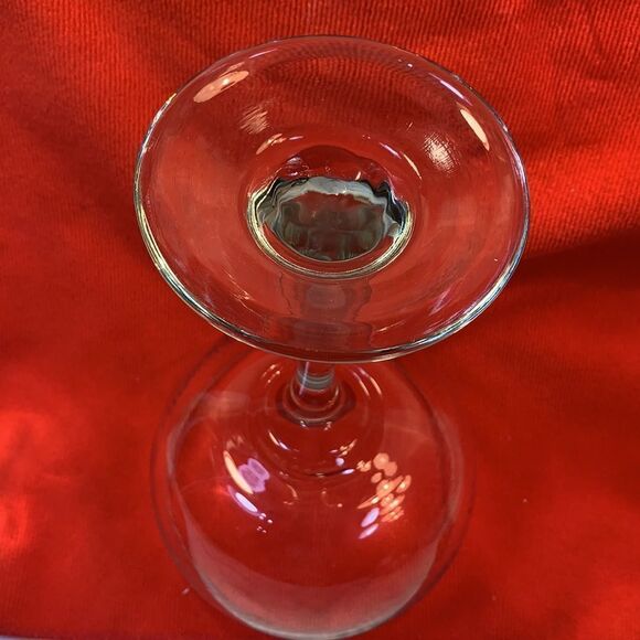 Disaronno Stamped Party Cocktail Glass Single Stem 10 1/4 Inches Tall 40 Ounces - Picture 4 of 4